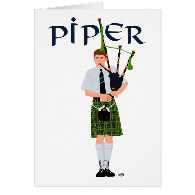 PIPER Grün Kariert (Vorne)