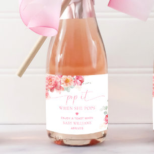 Piper Peony Floral Baby Dusche Pop It