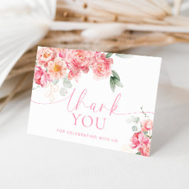 Piper Peony Floral Brautparty Vielen Dank Karte
