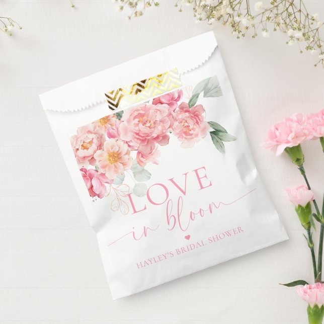 Piper Peony floral Liebe in Bloom Brautparty Geschenktütchen (Versiegelt)