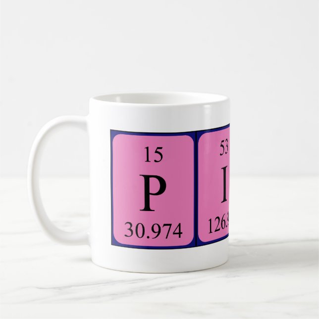Piper Periodenname Tasse (Links)