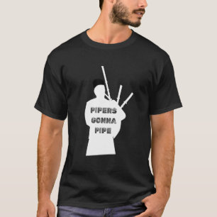 Piper wird schottischen Kilt Musician Piper Bag ei T-Shirt