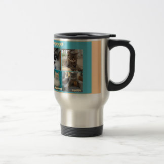 PipersPuddycats rostfreie Reise-Tasse Reisebecher