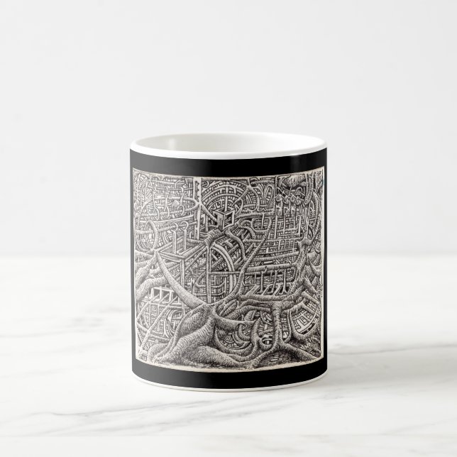 Pipescape, von Brian Benson Kaffeetasse (Mittel)
