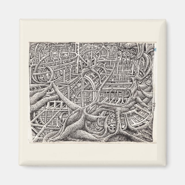 Pipescape, von Brian Benson Magnet (Vorne)