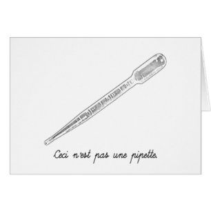 Pipette d'Une de Pas de Ceci N'est