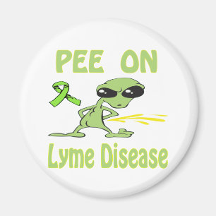 Pipi auf Lyme-Borreliose-Magneten Magnet