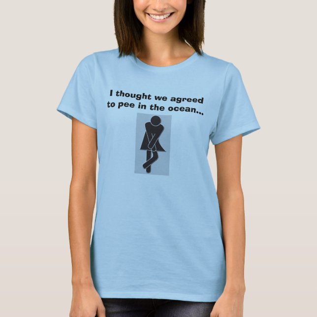 Pipi im Ozean-T - Shirt (Vorderseite)