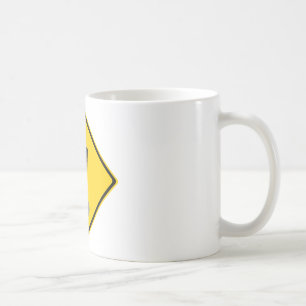 Pipi keucht Verkehrsschild Kaffeetasse