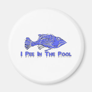 Pipis im Pool Magnet