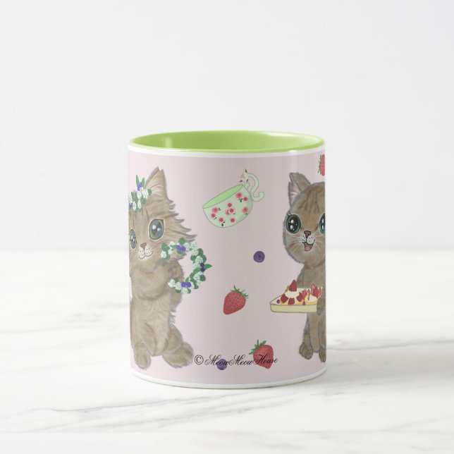 Pippchan u. Ronchan Tee-Party Tasse (Zentrum)