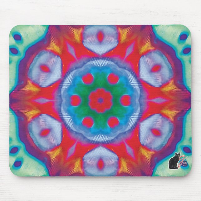 Pippin Kaleidoscope Mouse Pad Mousepad (Vorne)