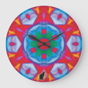 Pippin Kaleidoskop Große Wanduhr