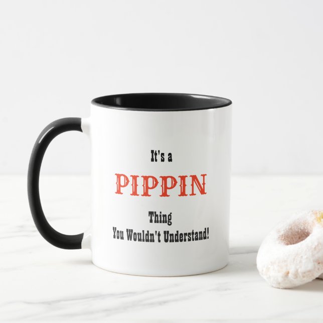 Pippinapfel-Tasse Tasse (Mit Donut)