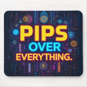 Pips over all - The Forex Trader's Anthem" Mousepad