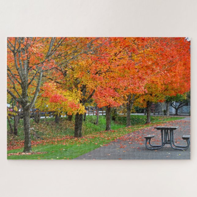 Pique-nique Table Personnalisée Jigsaw Puzzle (Horizontal)