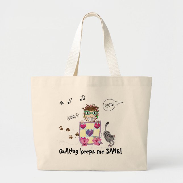 Piquer me maintient RAISONNABLE ! Sac fourre - (Devant)