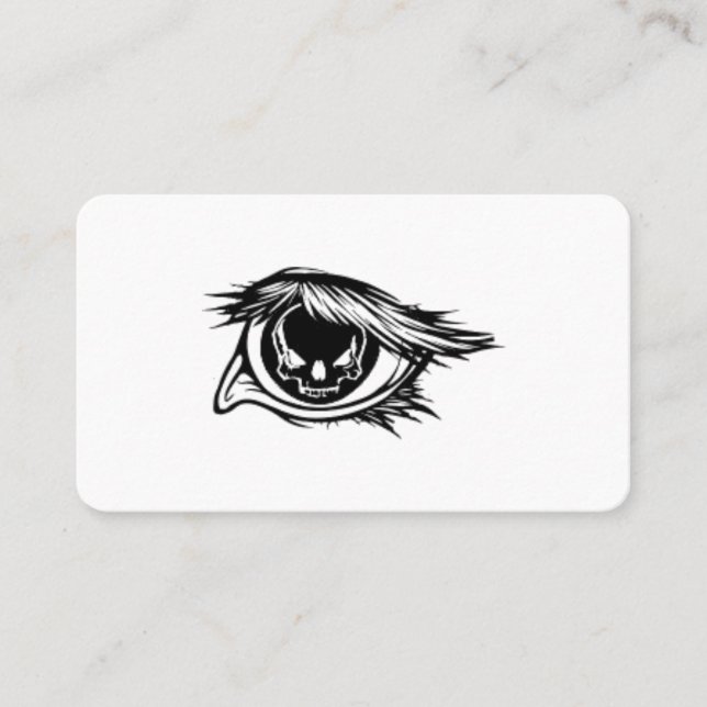 Pir8 Eye Sleek Standard, 3,5" x 2,0" Business Card Visitenkarte (Vorderseite)