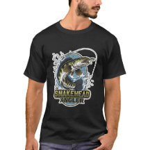 Piranha-Angler-Design – Kühnes Grafik für einen