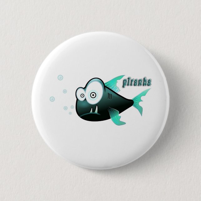 Piranha Button (Vorderseite)