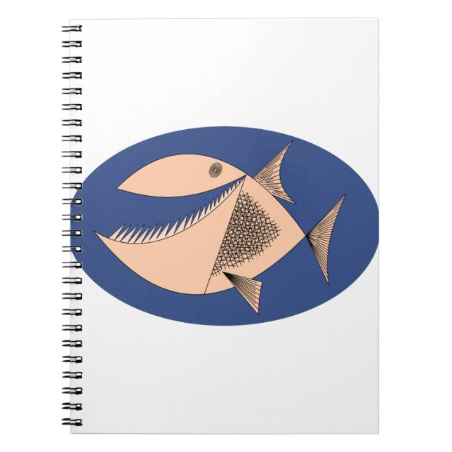 Piranha Fish Notizblock (Vorderseite)