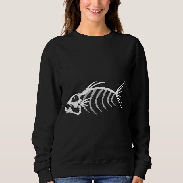 Piranha Fish Sweatshirt (Vorderseite)