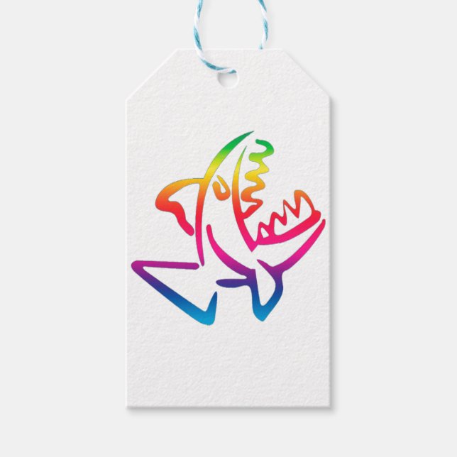 Piranha Geschenkanhänger (Vorderseite)