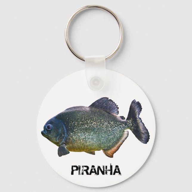 Piranha Keyring Schlüsselanhänger (Vorderseite)