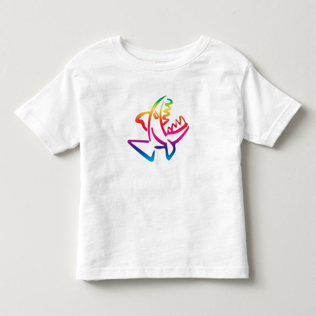 Piranha Kleinkind T-shirt (Vorderseite)