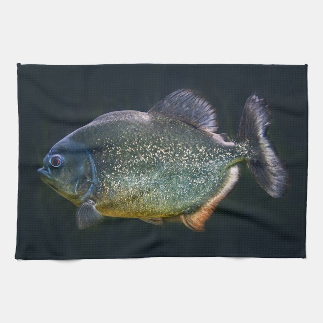 Piranha Küchentuch (Horizontal)