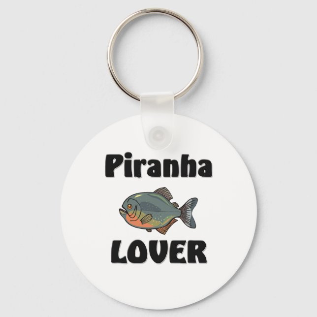 Piranha Lover Schlüsselanhänger (Vorderseite)
