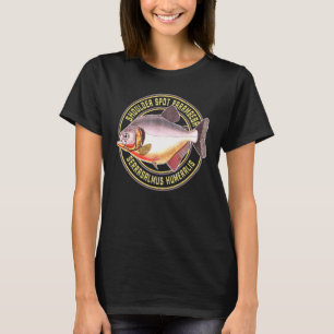 Piranha Parambeba Serrasalmus Süßwasserfisch Halte T-Shirt