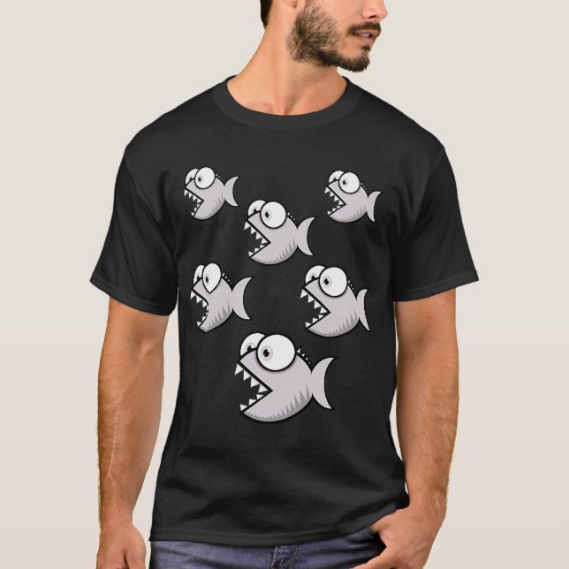 Piranha T-Shirt (Vorderseite)