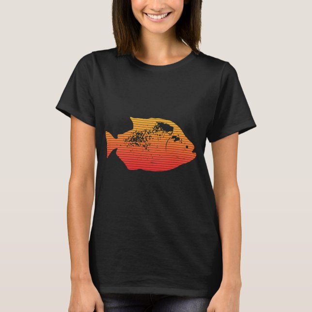 Piranha T-Shirt (Vorderseite)