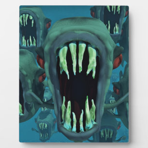 Piranhas Fish Custom Personalize Anniversale Fotoplatte