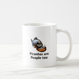Piranhas sind Leute auch Kaffeetasse