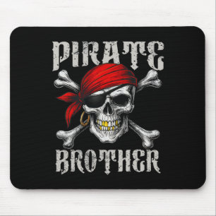 Pirat Bruder Jolly Roger Flagge Und Totenkopf Mousepad