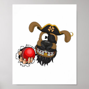 Pirat Cricket Und Se Ll Karibik Kreuzfahrt Lustig  Poster
