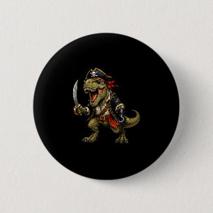 Pirat Dinosaurier Dino Trex Halloween Kostüm lusti Button