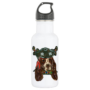 Pirat English Springer Edelstahlflasche