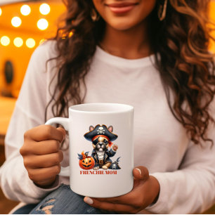 Pirat French Bulldog Halloween Frenchie Mama Kaffeetasse