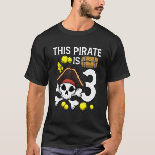 Pirat Geburtstag Pirat ist 3 Themen 3. Geburtstag T-Shirt