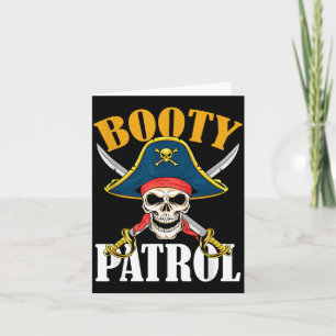 Pirat Halloween Beute-Patrouille Karte