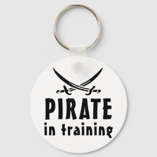 Pirat im Training Schlüsselanhänger