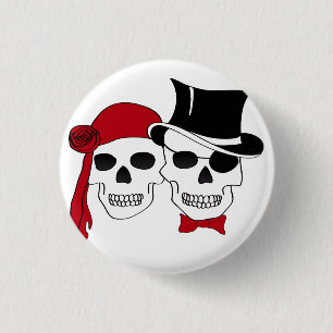 Pirat in Liebe Button