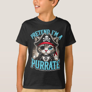 Pirat Katzen _ tun so als ob ich ein Pirat bin _ s T-Shirt