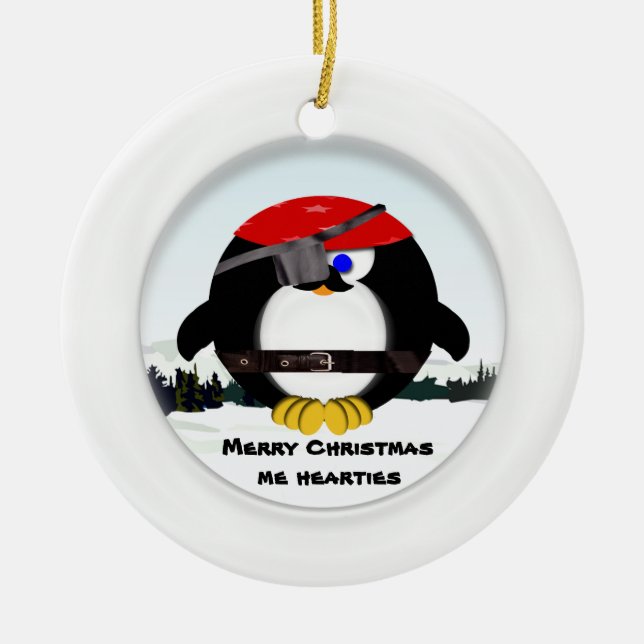 Pirat Keramik Ornament (Vorne)