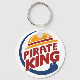 Pirat König Logo Schlüsselanhänger
