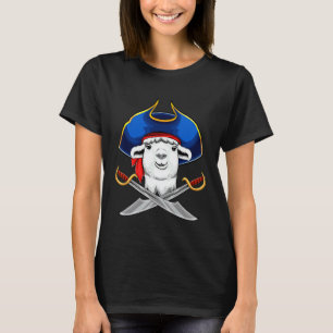 Pirat-Llama-Wikinger-Scherz-Halloween T-Shirt