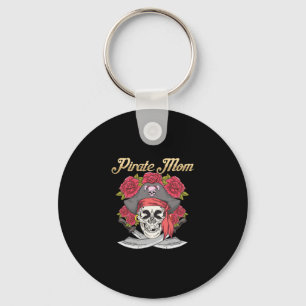 Pirat-Mama-Shirt Jolly Roger Urlaub Geschenk Schlüsselanhänger